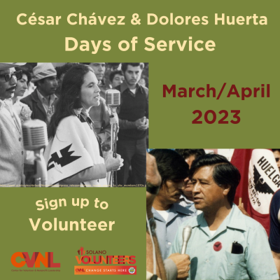 Cesar ChavezDolore Huerta Days of Service Graphics